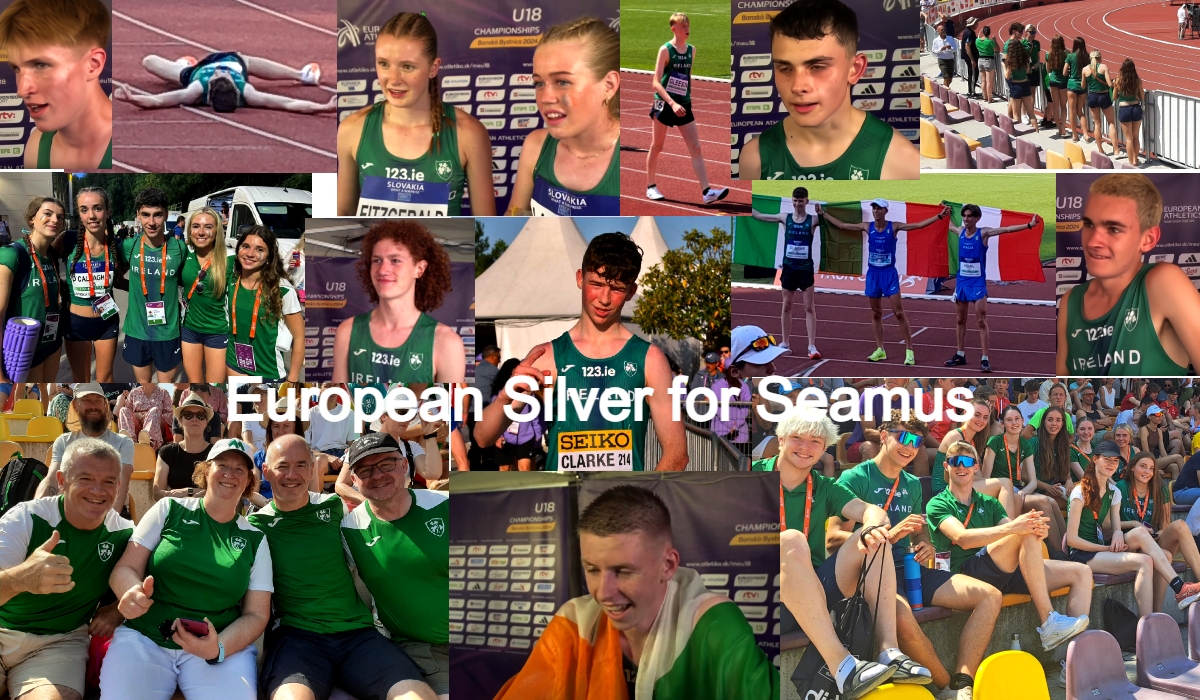 Silver Success for Seamus Clarke in European U18 5000m Wal