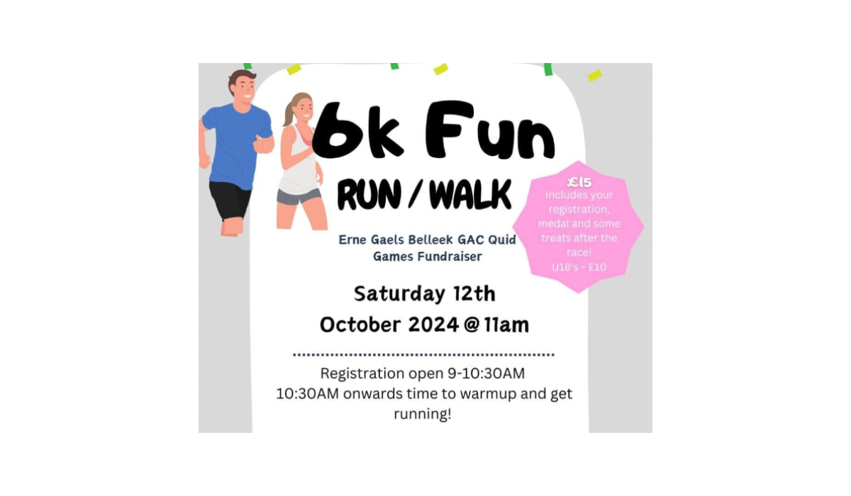Erin Gaels Belleek 6k Fun Run