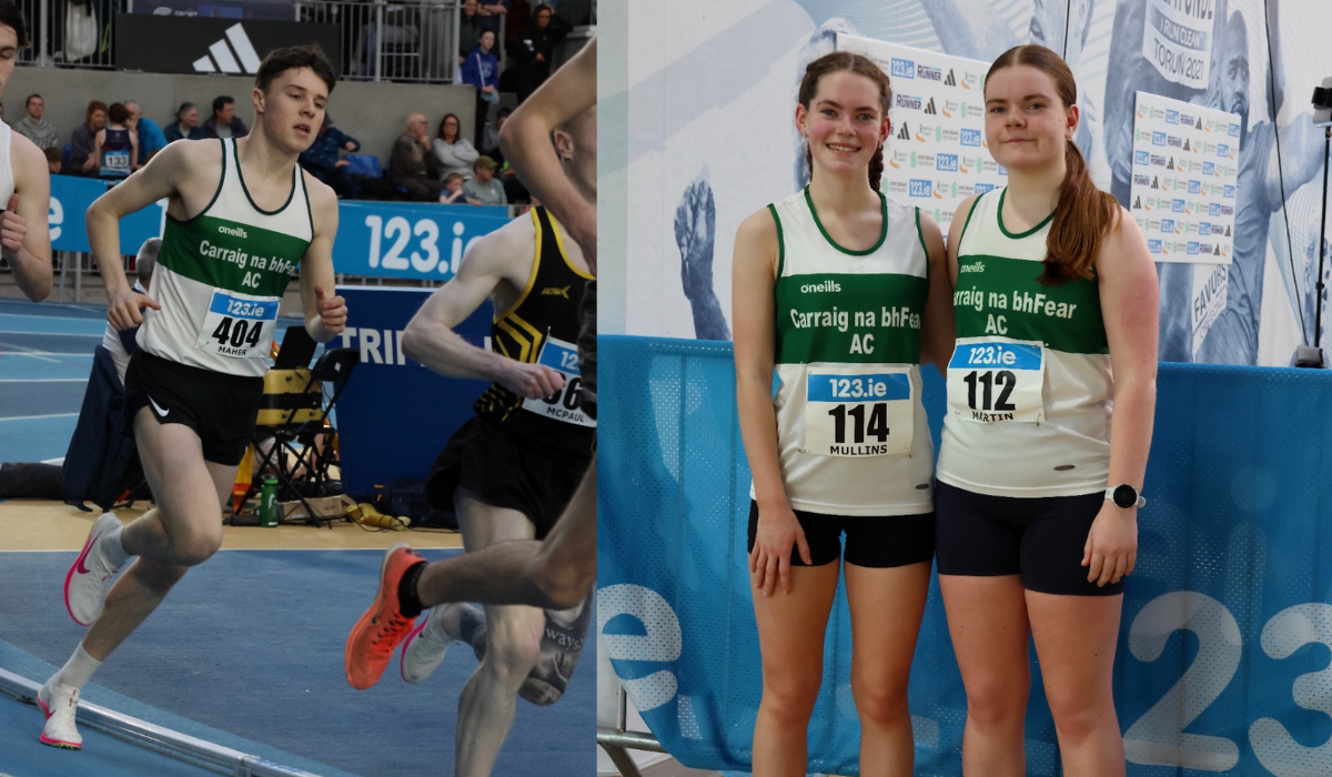 Carraig Na BhFear athletes line up with Irelands elite!