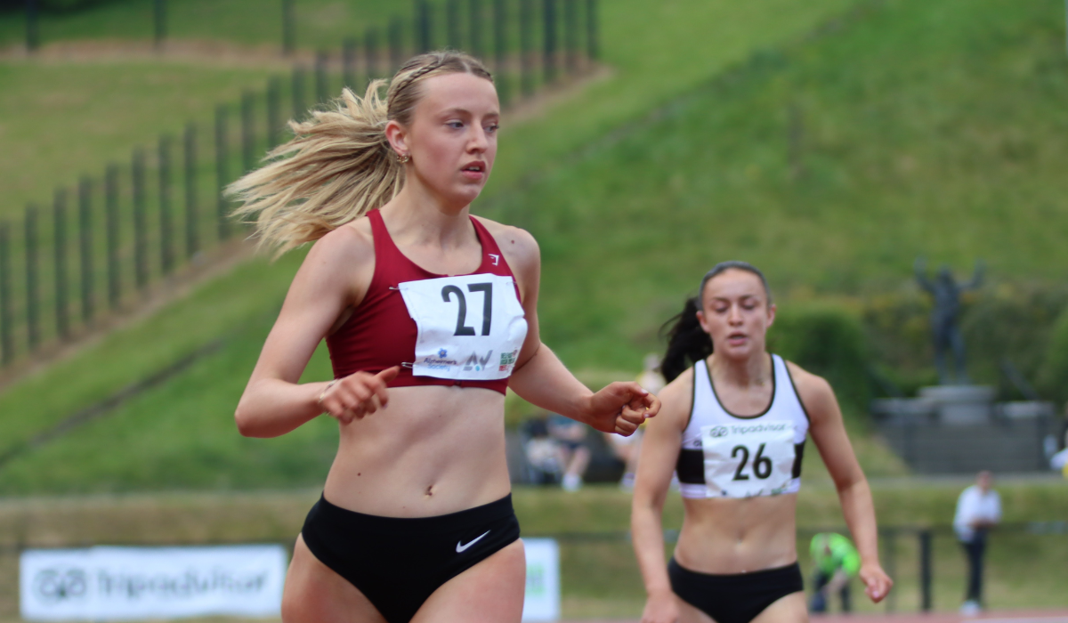 Moyne AC-Katie Bergin Claims Victory in 200m at The Irish Milers Event in Belfast