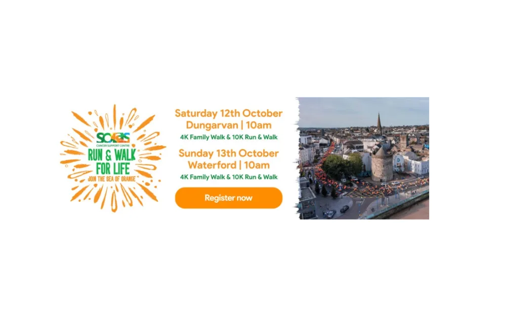 Solas Run for Life 10k - Waterford