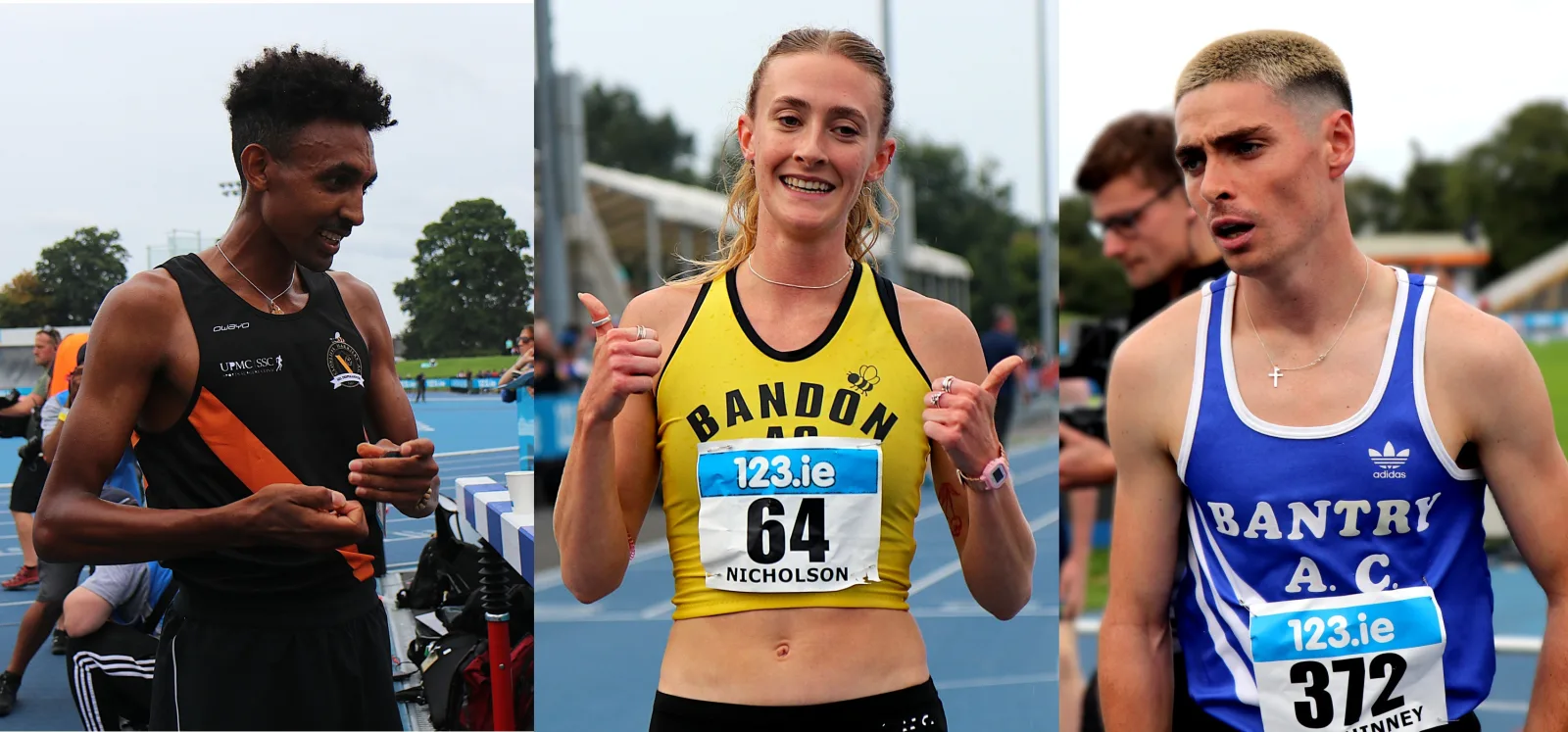 Gidey McElhinney and Nicholason inside the quota for the World Championships