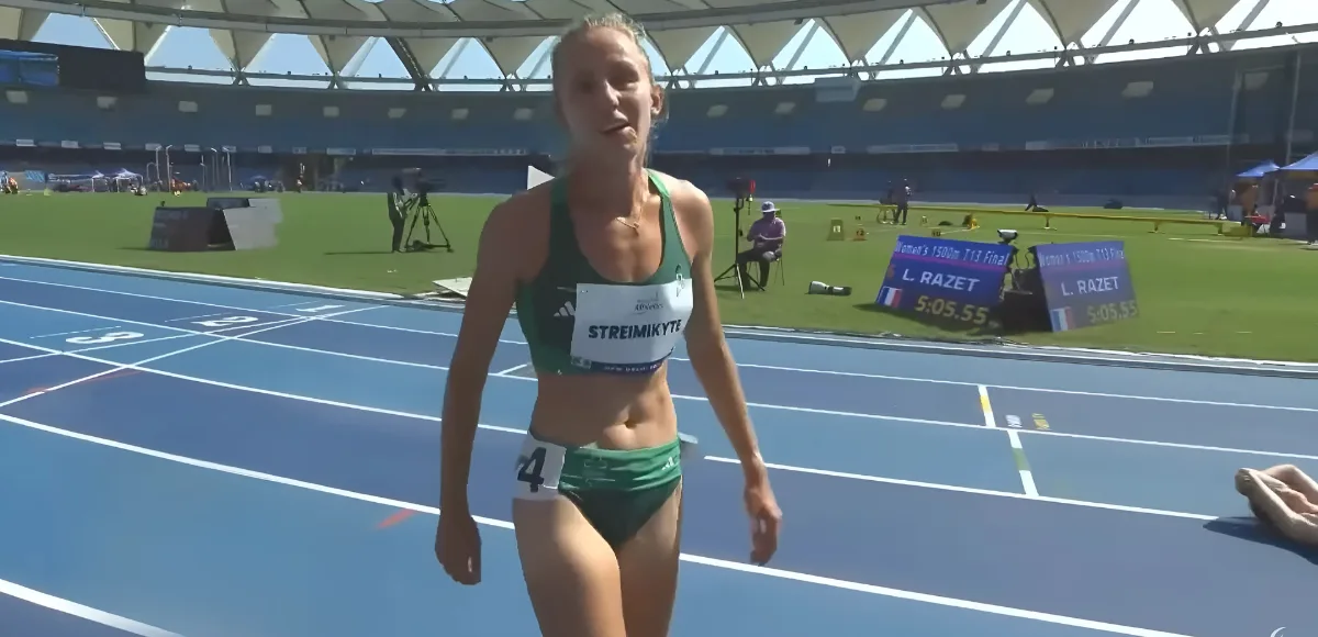 WATCH: Greta Streimikyte strikes Gold in World Para 1500m T13 Final