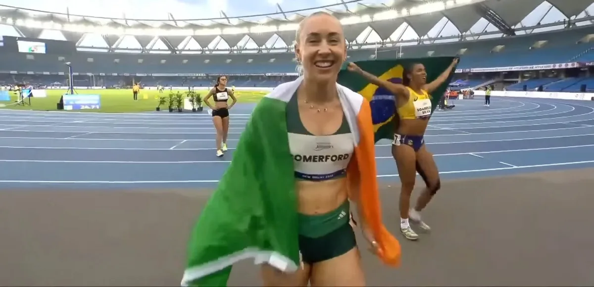 WATCH: Comerford Completes Golden Double with T13 200m Victory