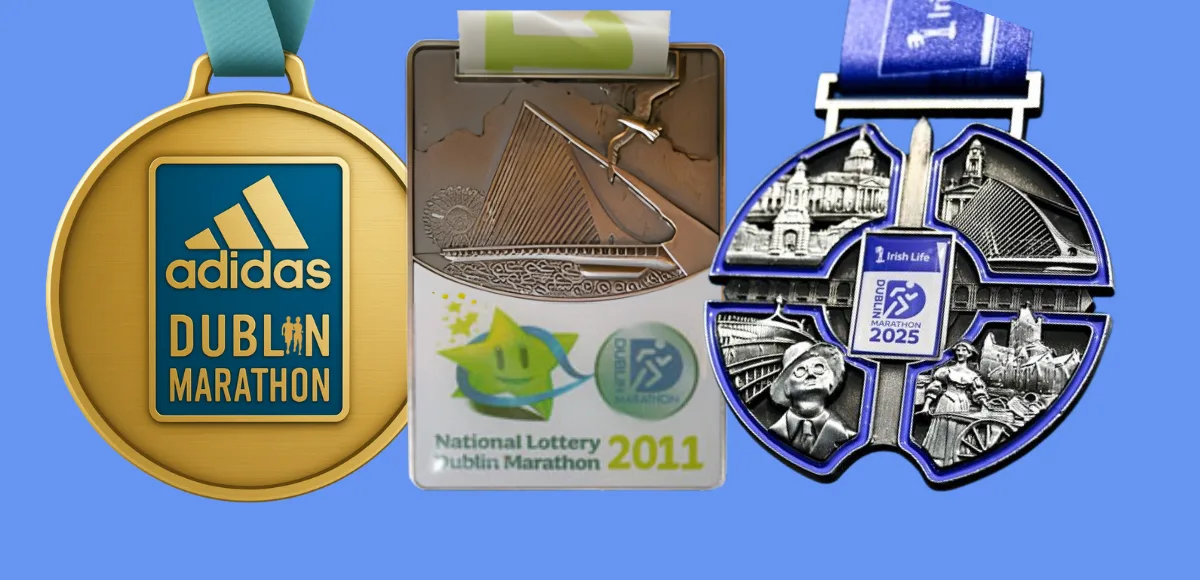 The Evolution of the Dublin Marathon Medal from 2003 - 2025