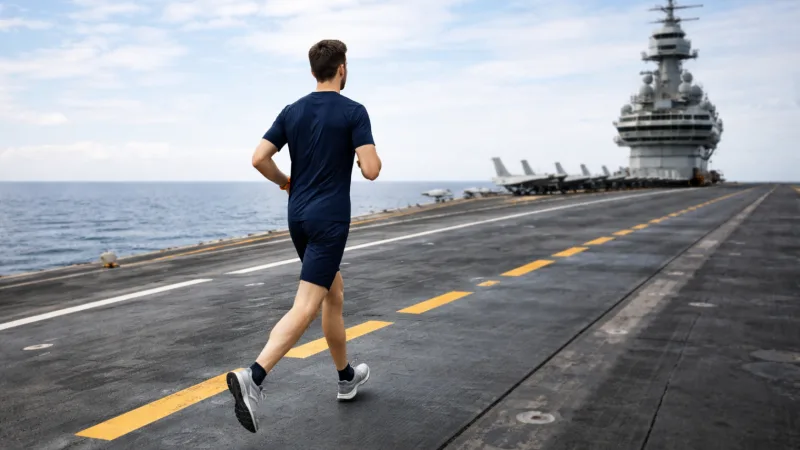 French Sailor Accidentally Outs Aircraft Carrier Location After Uploading Run to Strava