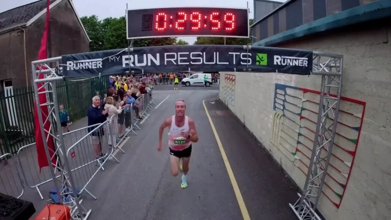Michael Harty Breaks National Over 45 Men's Record at Coillte 10K Road Race in Dundrum