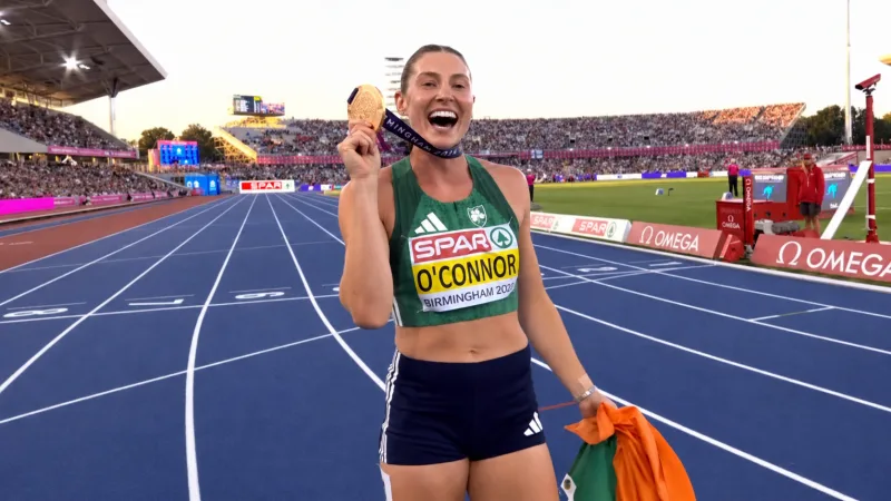 Kate O’Connor Wins European Gold as Andrew Coscoran Claims 1500m Bronze on Superb Day Six for Ireland