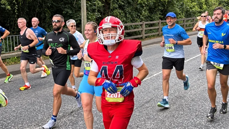"Just Dive In." Anthony Creed Is Running Dublin in a Helmet and Shoulder Pads
