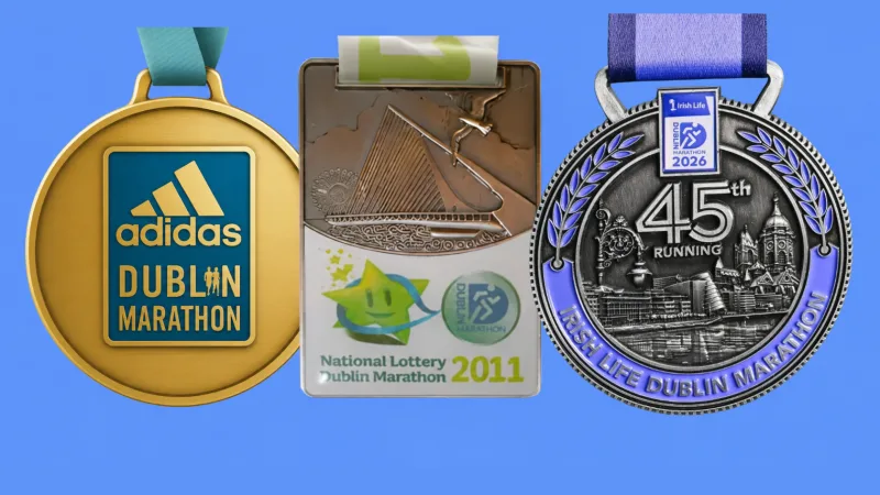 The Evolution of the Dublin Marathon Medal from 2003 - 2026