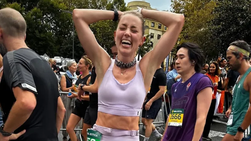 Amber Heard Runs 1:39 In First Half Marathon Just 15 Weeks After 10K Debut