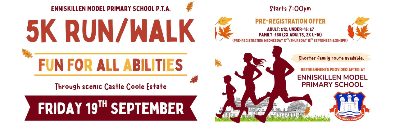 Enniskillen Model Primary School 5K Run/Walk