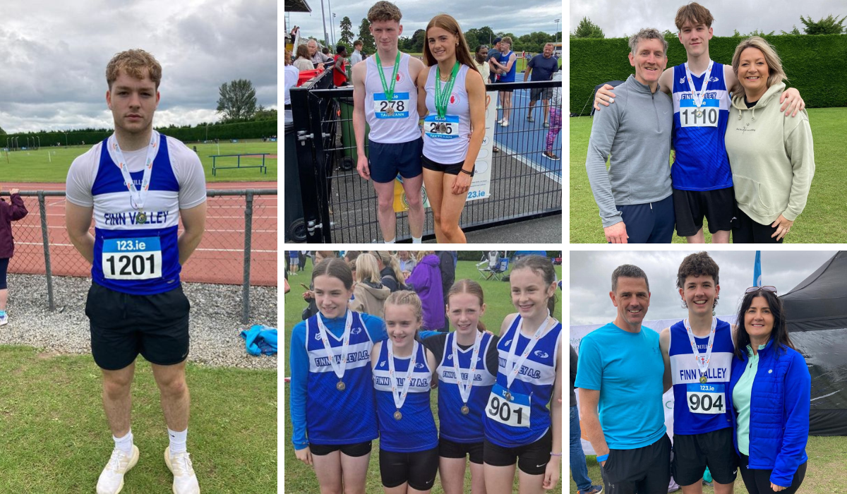 Finn Valley Athletes Impress at English Championships and National Underage Competitions
