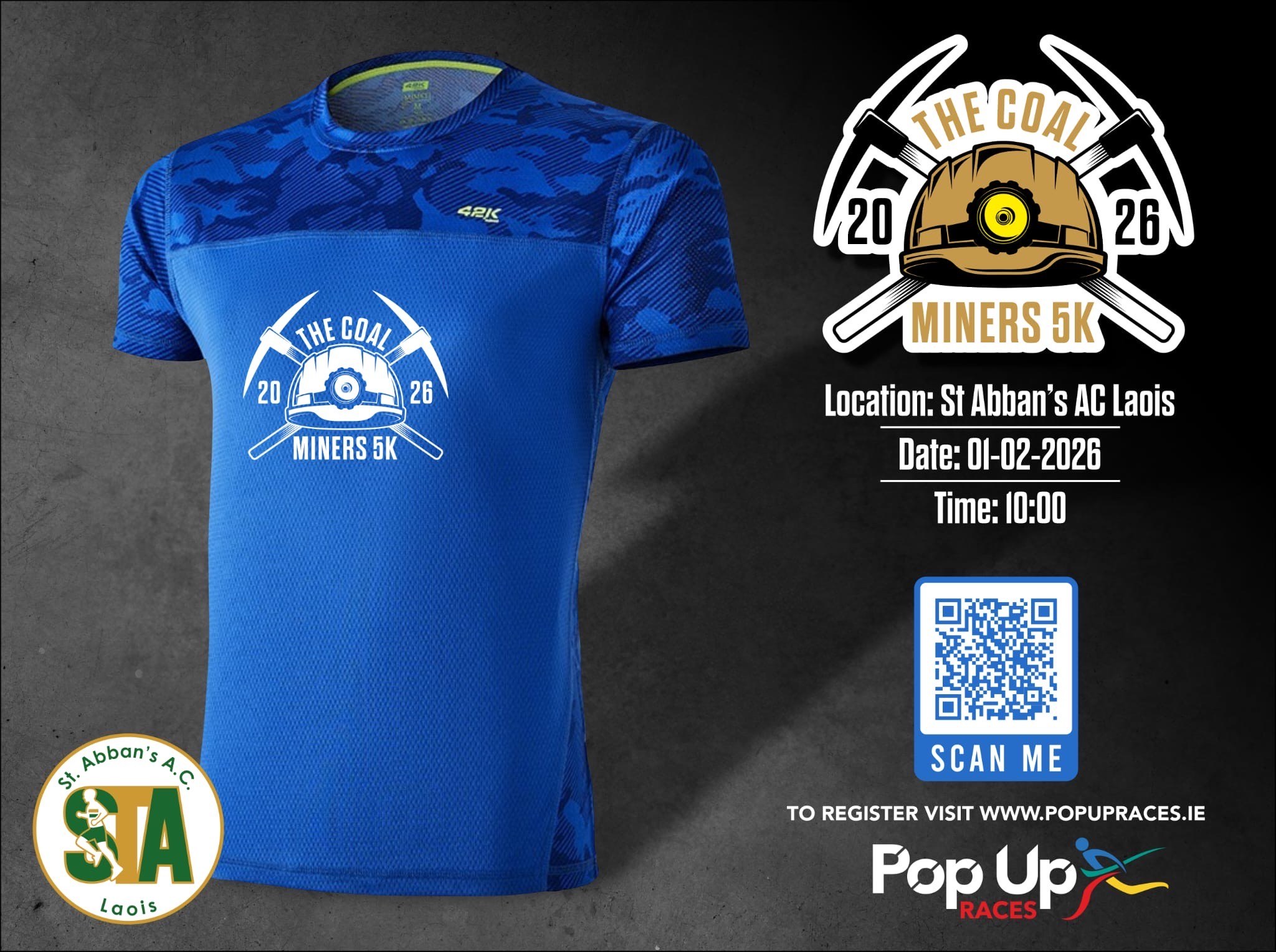 Coal Miners 5K Brings New St Brigid’s Day Race to St Abban’s AC